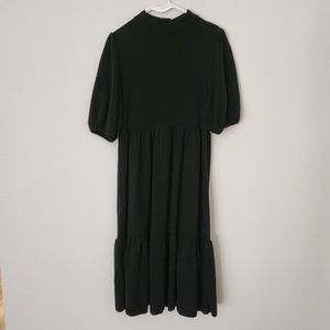 Zara Midi Black Dress
